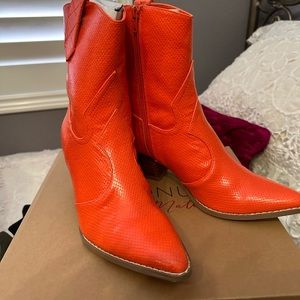Matisse Fire red boots 🔥